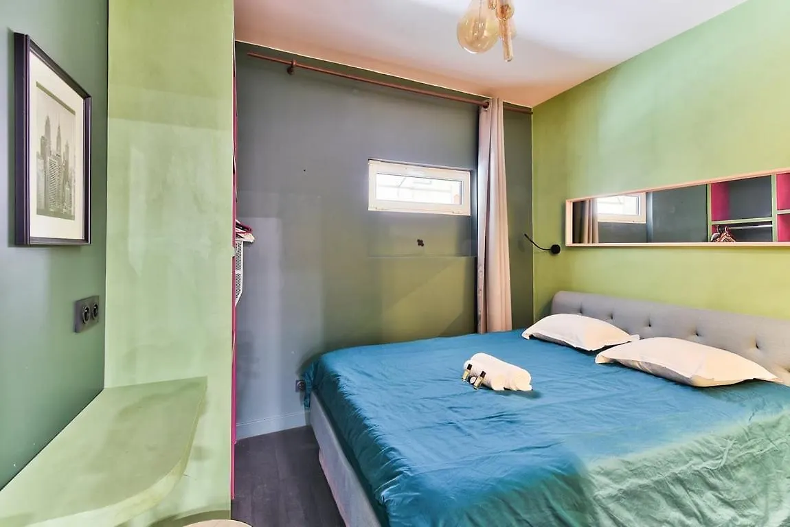 Apartament Guestready - Beautiful And Colourful Apt In The 19Th Arrond Paryż